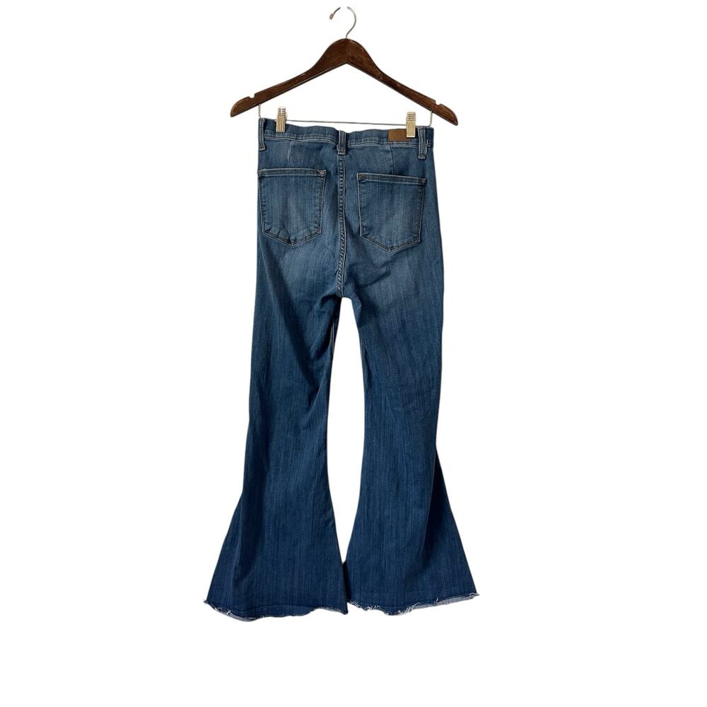 Judy Blue Pull On Super Flare Wide Leg Jeans size 27/5 - Picture 2 of 12